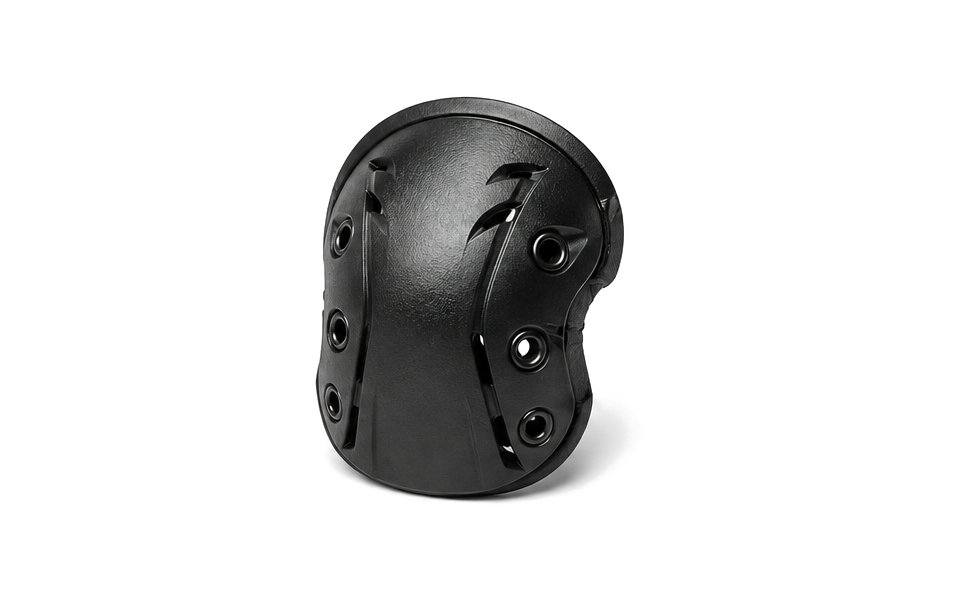 Semi-finished injection-molded knee pad shells
