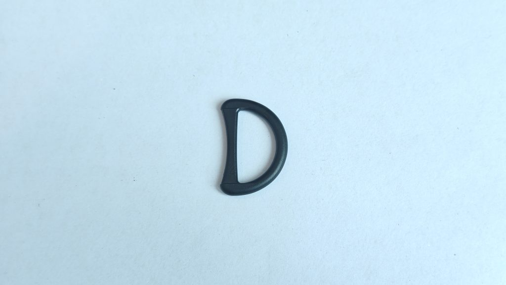 D-ring curved straight-edge closed ring body actual product photo 1