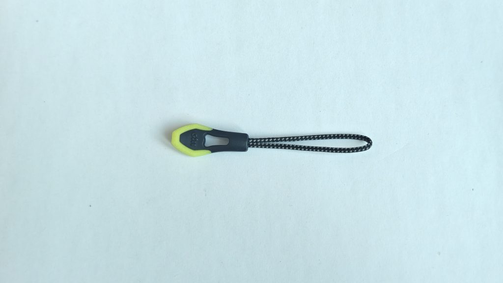 Zipper pull cord, open-hole spliced grip, product photo 1