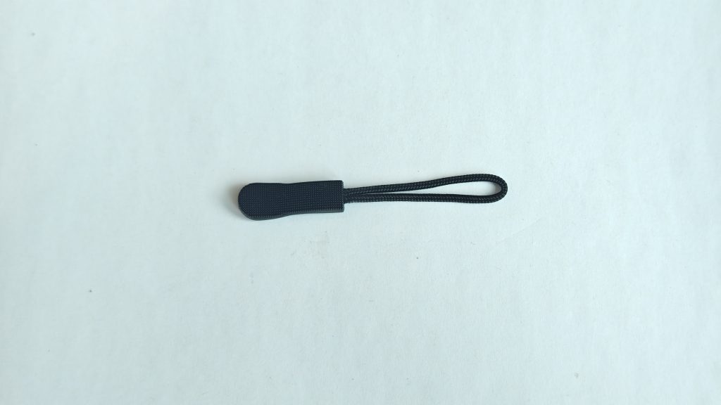 Zipper pull cord, round-head textured grip, product photo 1